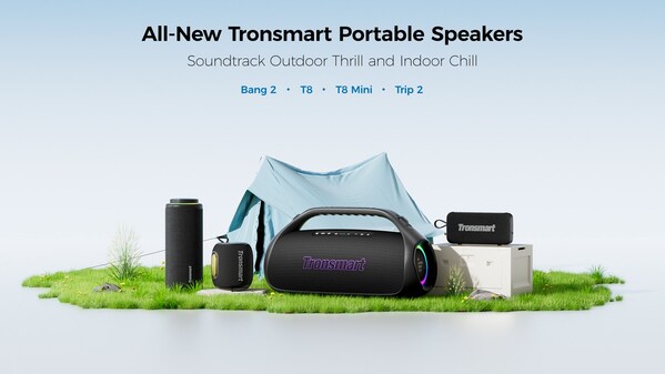 Tronsmart's New Bang 2, T8, T8 Mini & Trip 2 Soundtrack Outdoor Thrill and Indoor Chill