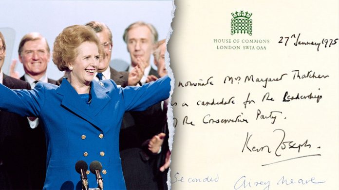 Historic letter that marked Margaret Thatcher’s rise to power discovered hidden in garage